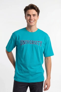 Купить футболку Ампир унисекс, однотонную "University"