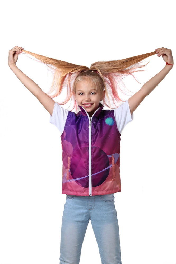 Жилет Брендон без подклада детский, с полной запечаткой#5 Жилет Брендон без подклада детский, с полной запечаткой#5