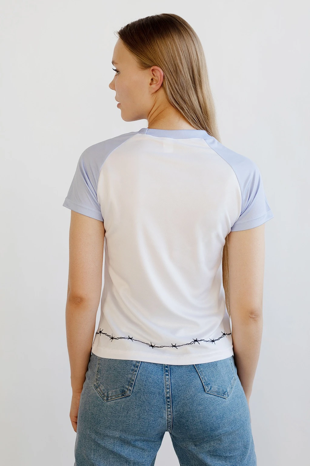 Футболка Спэйс женская из ложной сетки с полной запечаткой "Antic"#5 Футболка Спэйс женская из ложной сетки с полной запечаткой "Antic"#5