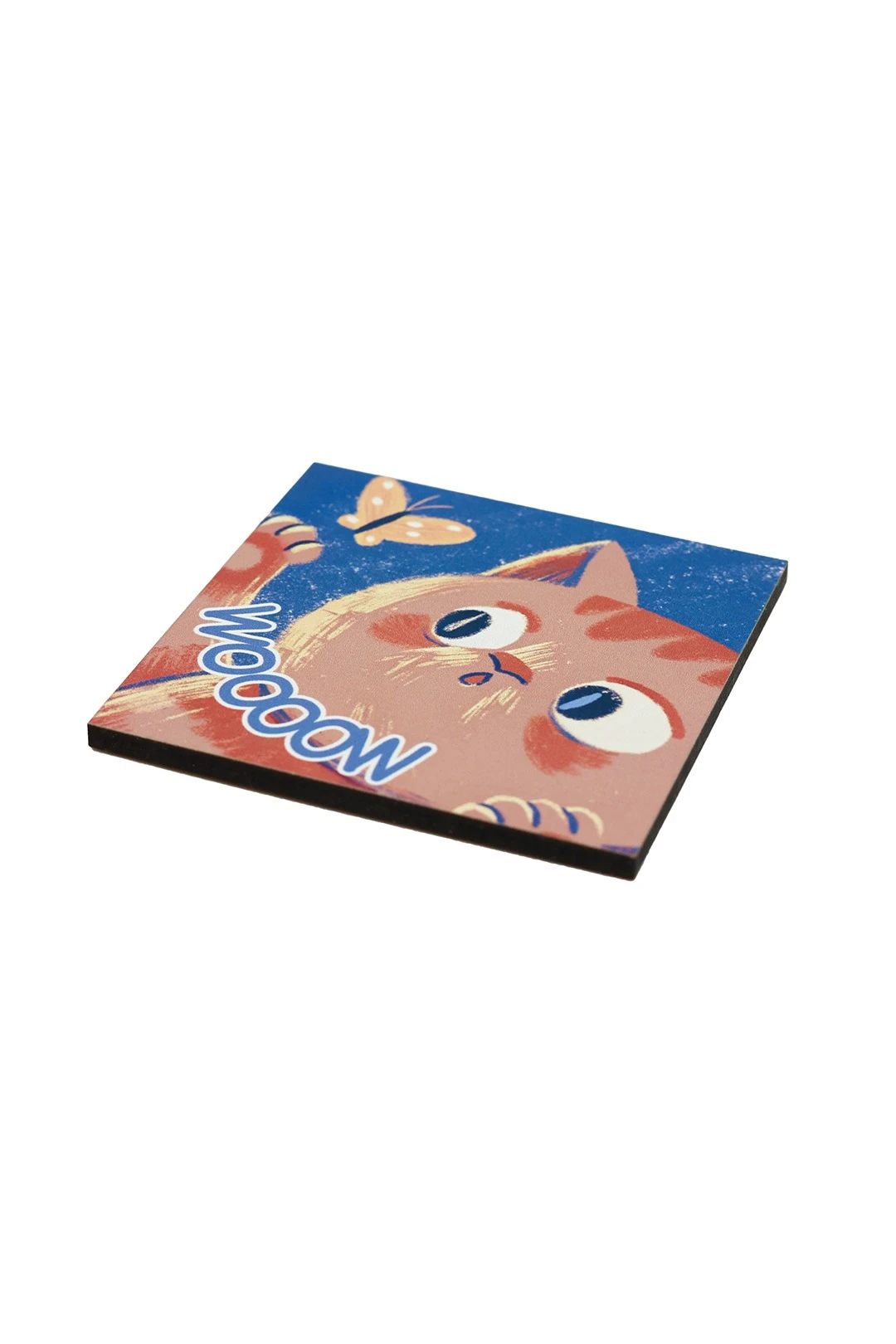 Купить магнит из дерева 6х6 см квадрат, с нанесением