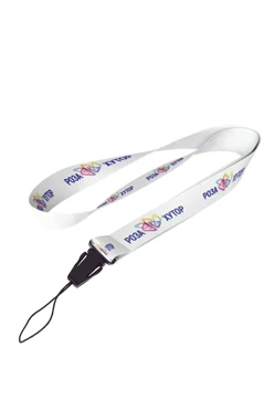 Лента для бейджа блекаут ширина 2 см, с печатью#1