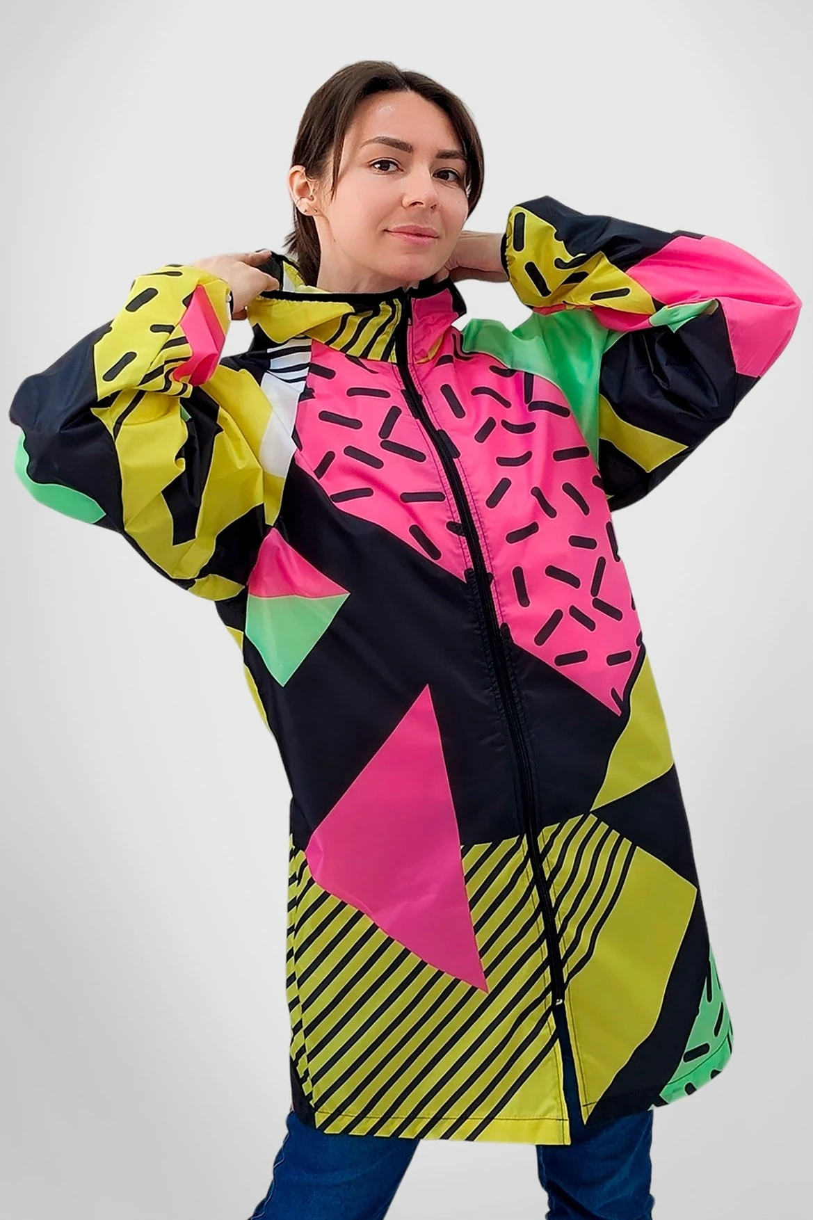 Дождевик Ривер унисекс с полной запечаткой#5 Дождевик Ривер унисекс с полной запечаткой#5