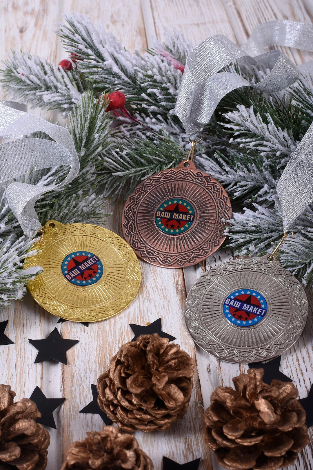 Купить Медаль МК359 70мм с шильдом 25мм