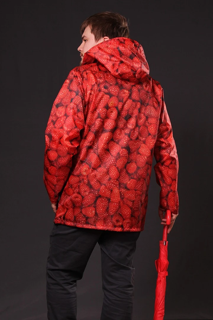 Ветровка Райдер унисекс с полной запечаткой "Malina"#2 Ветровка Райдер унисекс с полной запечаткой "Malina"#2