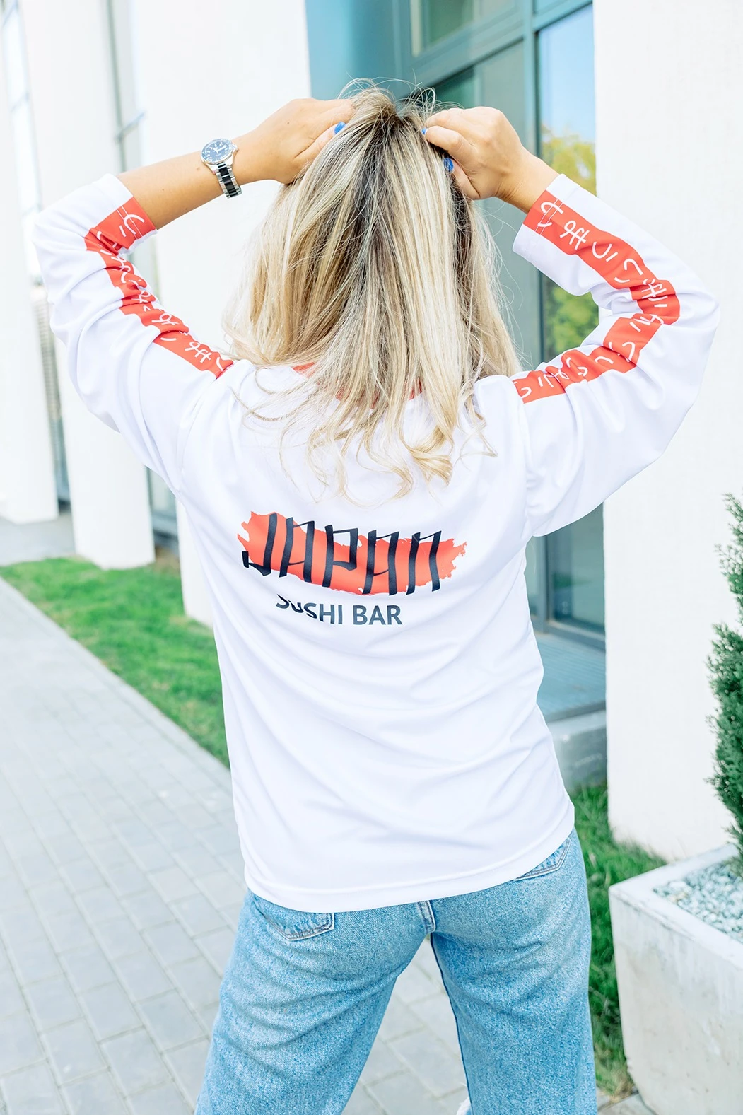 Лонгслив Гэлэкси Плюс женский с полной запечаткой (полиэстер)#2 Лонгслив Гэлэкси Плюс женский с полной запечаткой (полиэстер)#2