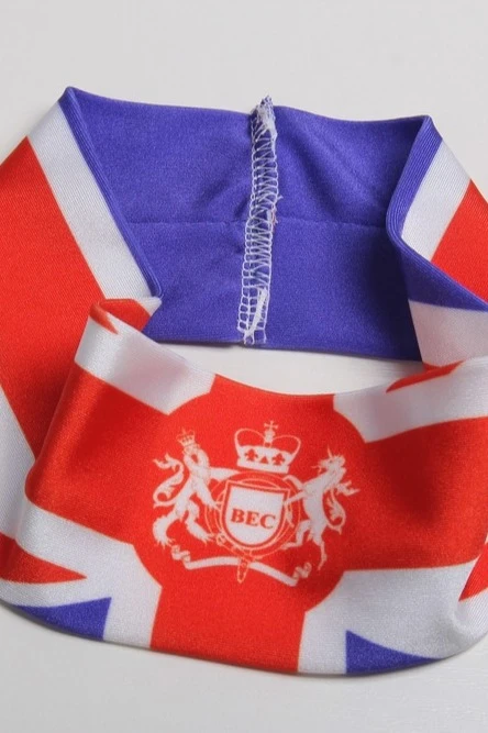 Повязка двухслойная из бифлекса детская, с полной запечаткой "BEC"#1 Повязка двухслойная из бифлекса детская, с полной запечаткой "BEC"#1