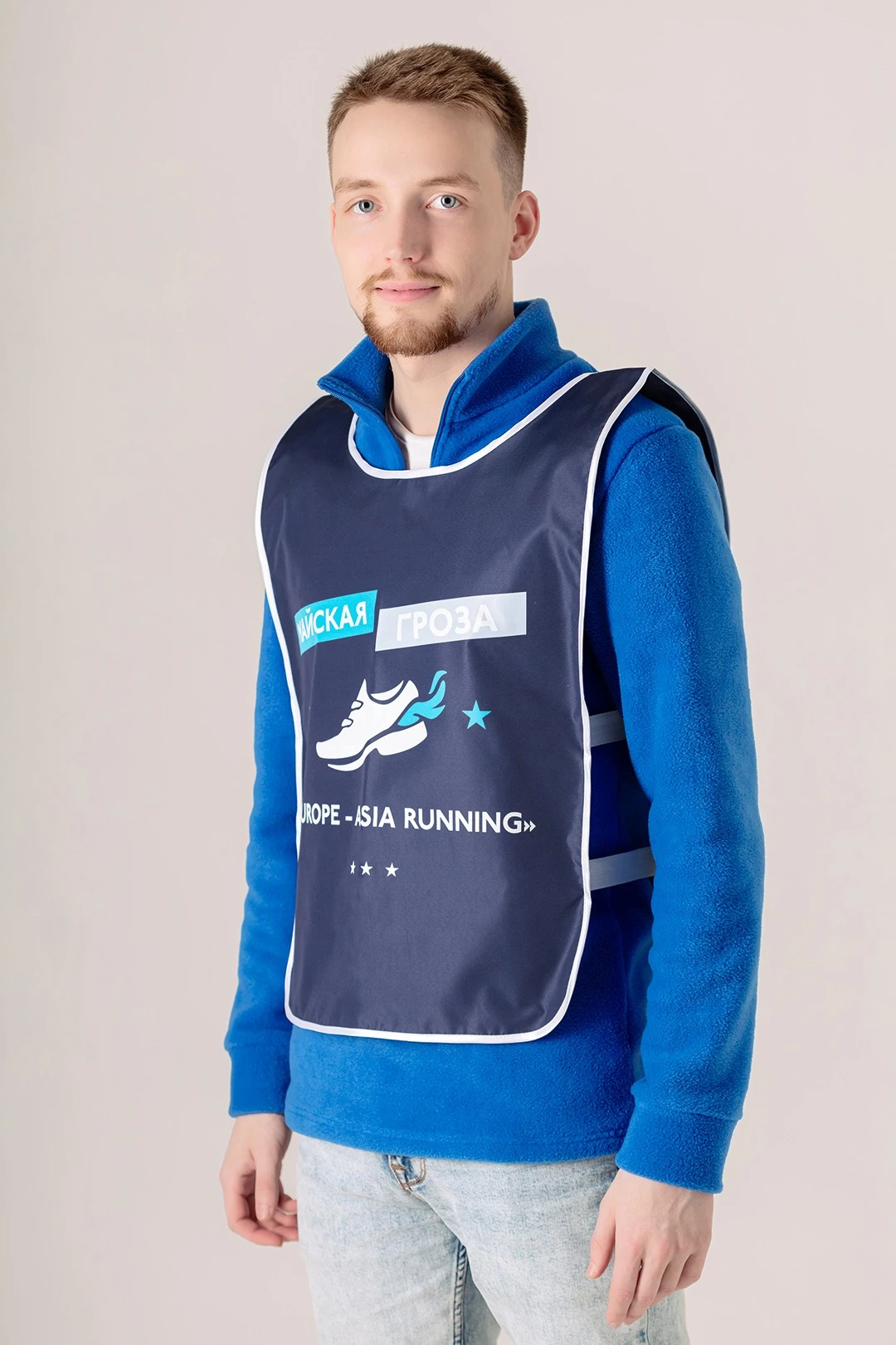 Купить манишку Юнив  40х60 см из дьюспо, с полной запечаткой "Майская гроза"