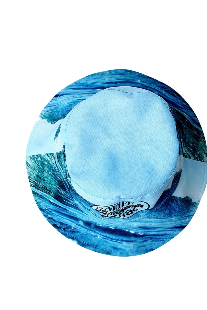 Панама Куба с узкими полями, с полной запечаткой "The sea is agitated within us"#5 Панама Куба с узкими полями, с полной запечаткой "The sea is agitated within us"#5