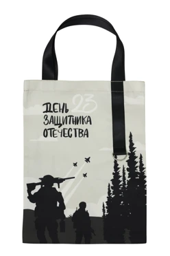 Купить сумку Пульс из греты 30х40 см, с принтом "Defender's Day"