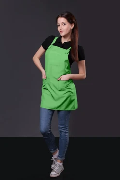 Купить фартук Хилтон зеленое яблоко