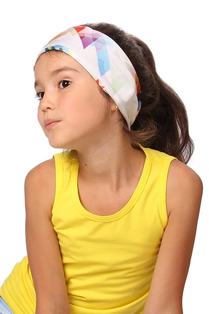 Повязка двухслойная из бифлекса детская, с полной запечаткой "Pixel"#2 Повязка двухслойная из бифлекса детская, с полной запечаткой "Pixel"#2