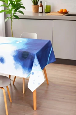 Скатерть прямоугольная 135х220 см, с полной запечаткой (полиэстер)#1