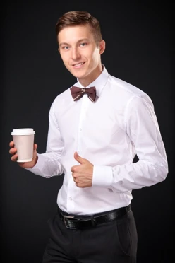 Галстук-бабочка Фэшн на фурнитуре мужская, с полной запечаткой#1