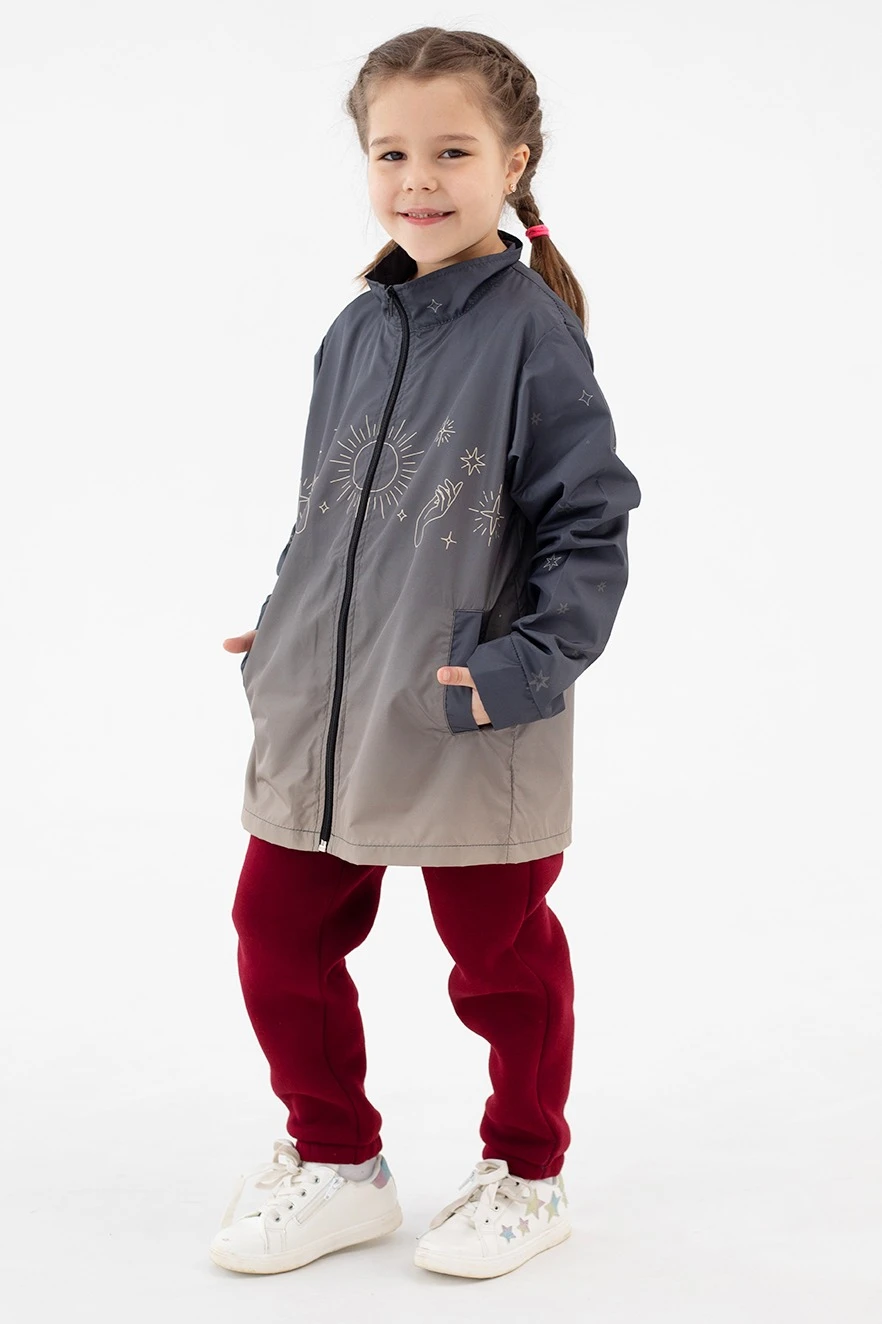 Ветровка Дилан детская с полной запечаткой "Midnight"#1 Ветровка Дилан детская с полной запечаткой "Midnight"#1