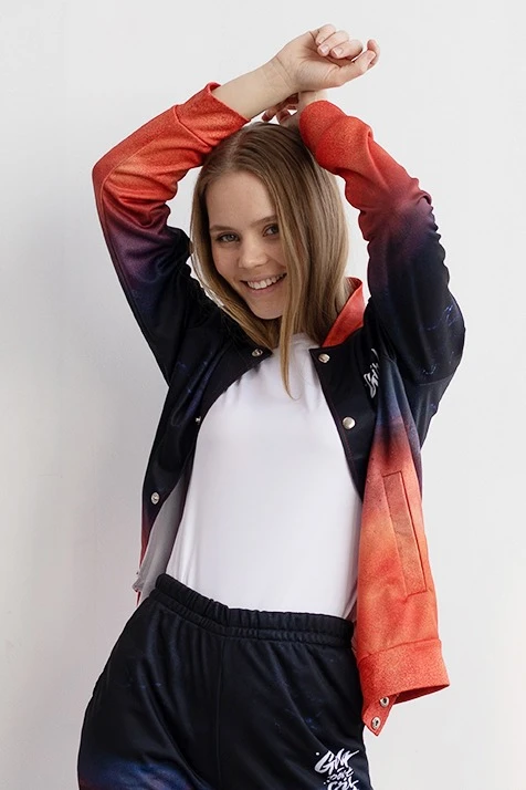 Бомбер Блэйд унисекс из адидаса с полной запечаткой "Quarterback"#3 Бомбер Блэйд унисекс из адидаса с полной запечаткой "Quarterback"#3