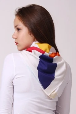 Платок Шанель 70х70 см, с полной запечаткой#2