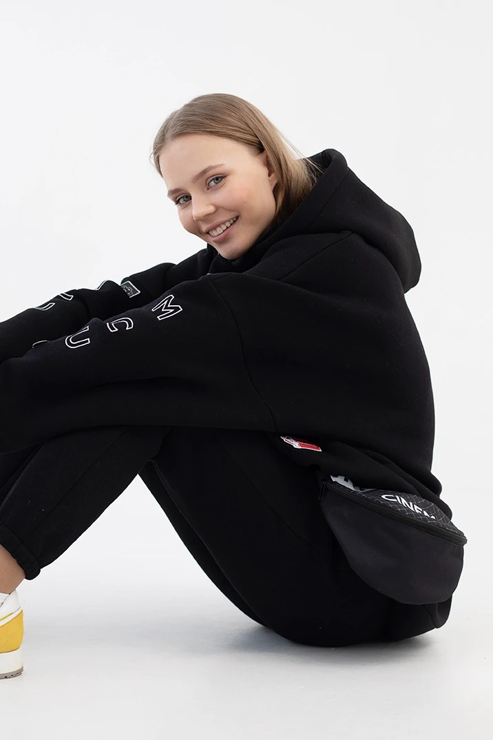 Худи Фрэнк из футера оверсайз унисекс, однотонная "Cinema University"#6 Худи Фрэнк из футера оверсайз унисекс, однотонная "Cinema University"#6