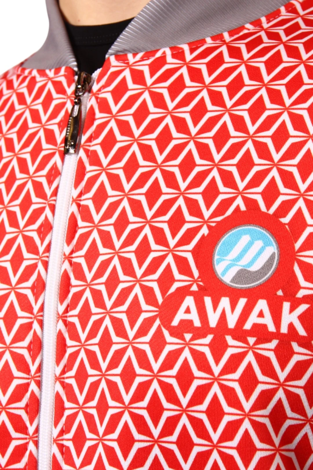 Бомбер Блэйд унисекс из футера с полной запечаткой "Awak"#2 Бомбер Блэйд унисекс из футера с полной запечаткой "Awak"#2