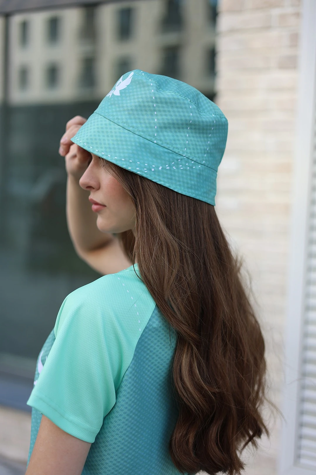 Панама Сахара с узкими полями, с полной запечаткой "Sova"#3 Панама Сахара с узкими полями, с полной запечаткой "Sova"#3