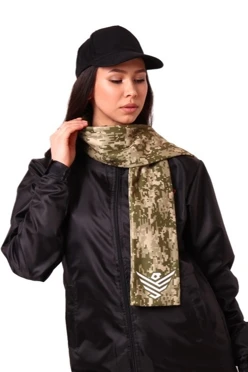 Шарф двухслойный утепленный 15х120 см, с полной запечаткой#2