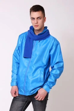 Шарф флисовый однослойный 15х120 см, однотонный#2