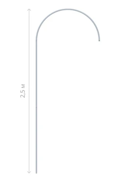 Флагшток Капля 2,5 м#1