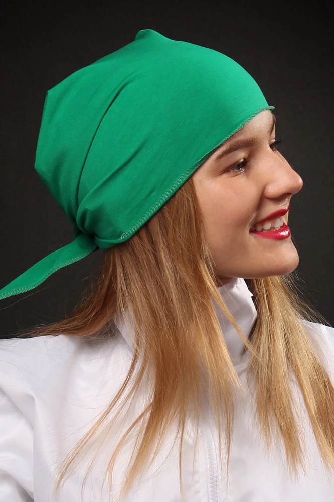 Бандана однотонная, хлопок 60х60х90 см#1