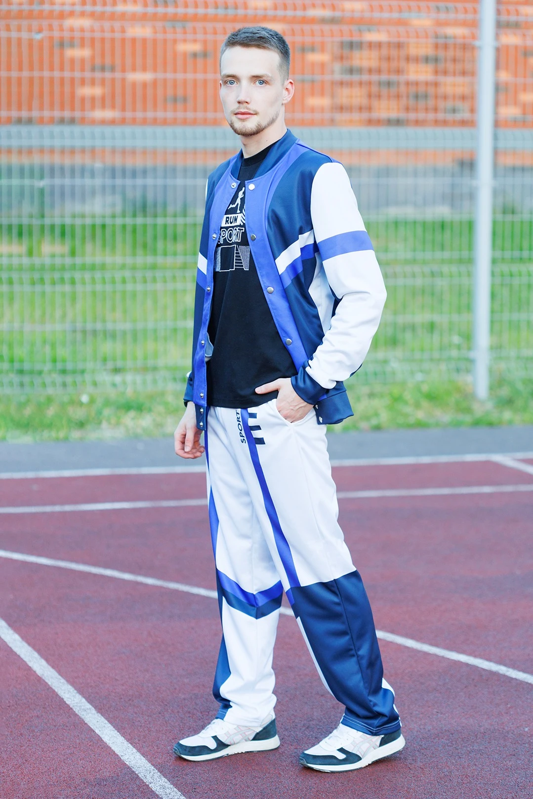 Бомбер Блэйд унисекс из адидаса с полной запечаткой "Game team"#2