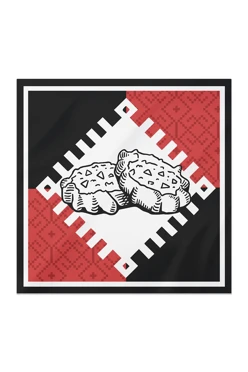 Купить платок Шанель 60х60 см, с принтом "Perepechi"