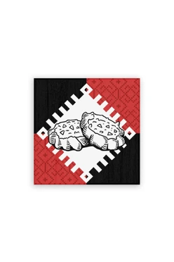 Купить магнит из дерева 6х6 см квадрат, с принтом "Perepechi"