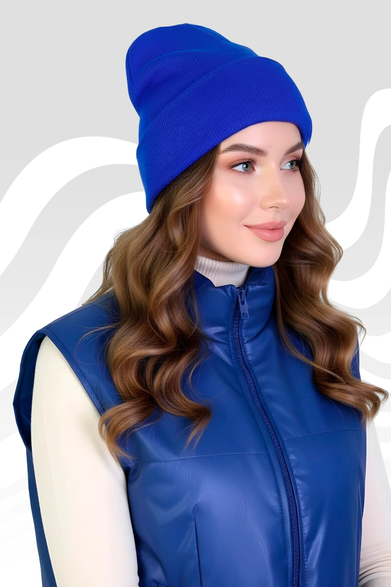 Шапка Филл двухслойная взрослая, однотонная#3