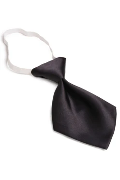 Галстук Аура на резинке женский, однотонный#1