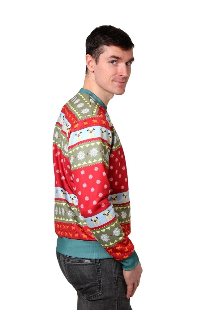 Свитшот Гарри унисекс из адидаса с полной запечаткой "New Year"#3