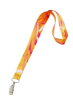 Лента для бейджа атлас люкс ширина 2,5 см, с печатью#1