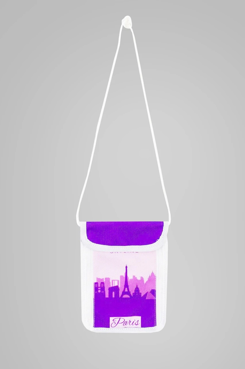 Нагрудный кошелек Шарм 16х19 см, с полной запечаткой "Skyline"#2