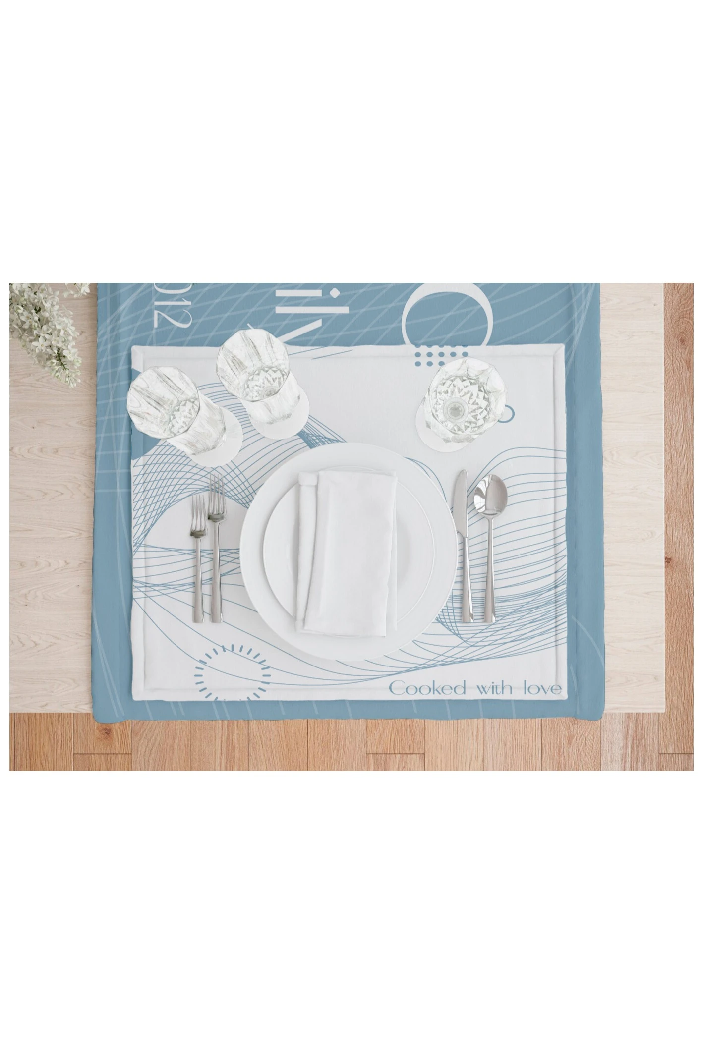 Купить дорожку на стол 50х200 см, с полной запечаткой "Colodko"