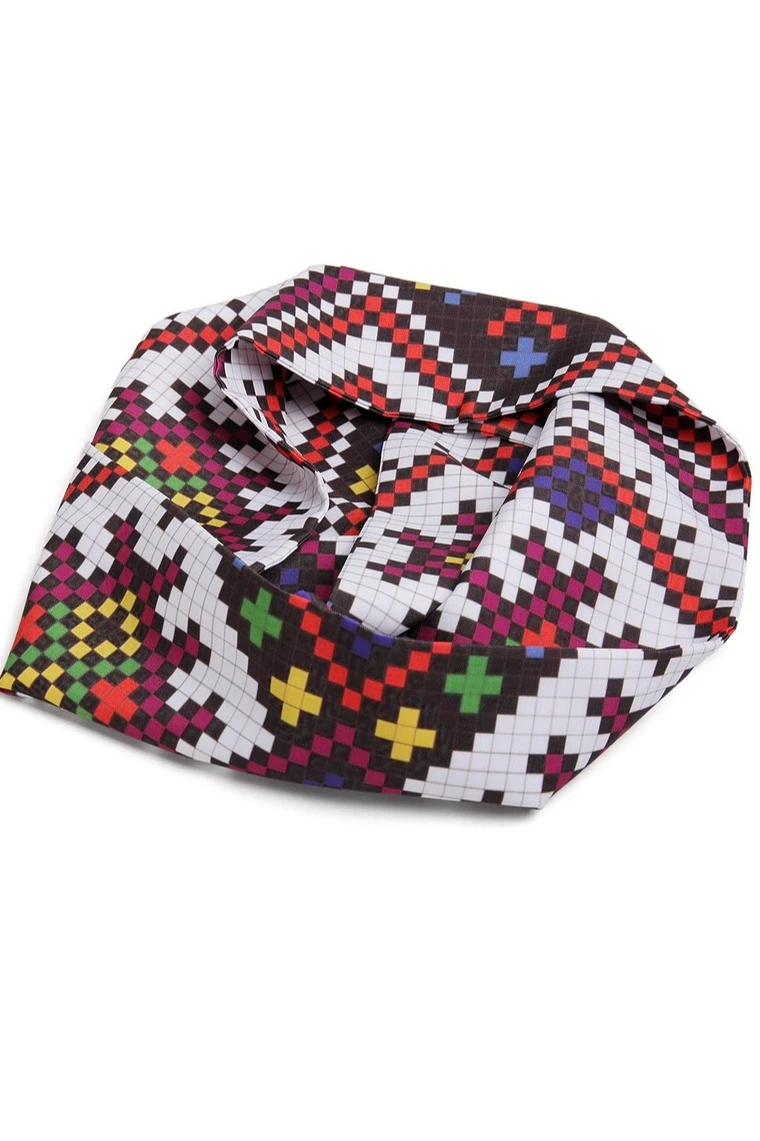 Шарф двухслойный легкий 15х100 см, с полной запечаткой#1