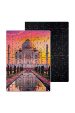 Купить пазл магнитный А5 с принтом "Taj Mahal"