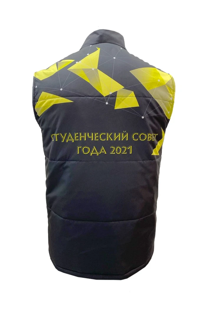 Жилет Портер на синтепоне со стежкой унисекс, с полной запечаткой "KIU"#1 Жилет Портер на синтепоне со стежкой унисекс, с полной запечаткой "KIU"#1