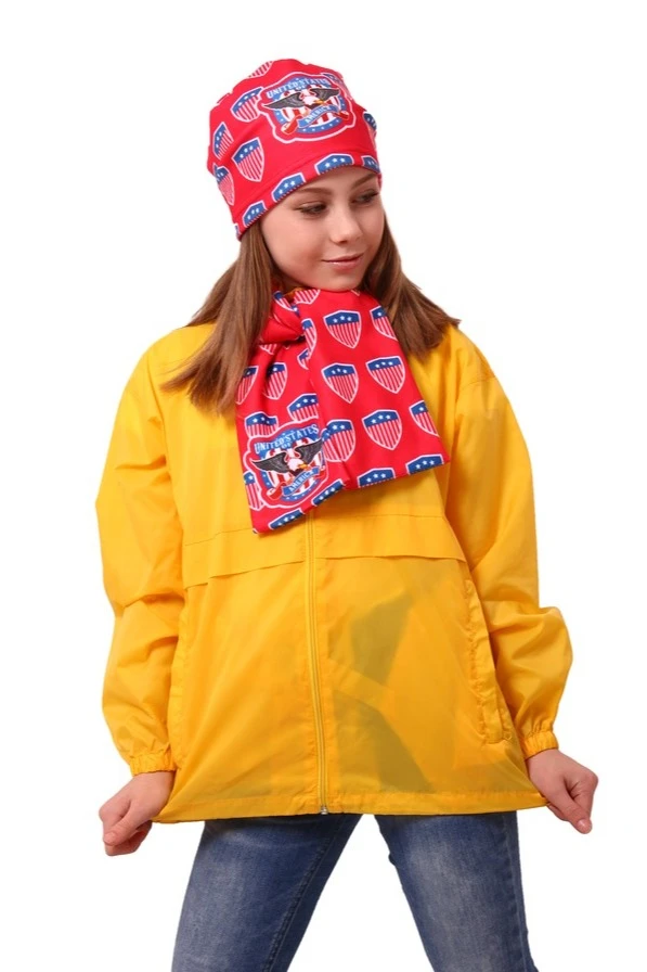 Шапка Лав флисовая однослойная взрослая, с полной запечаткой "USA"#1 Шапка Лав флисовая однослойная взрослая, с полной запечаткой "USA"#1