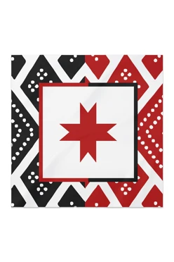 Купить платок Шанель 60х60 см, с принтом "Flag of Udmurtia"