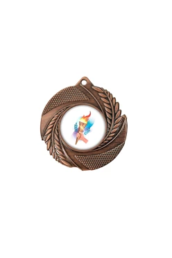 Медаль металлическая ИК5015 50мм с шильдом 25мм#2