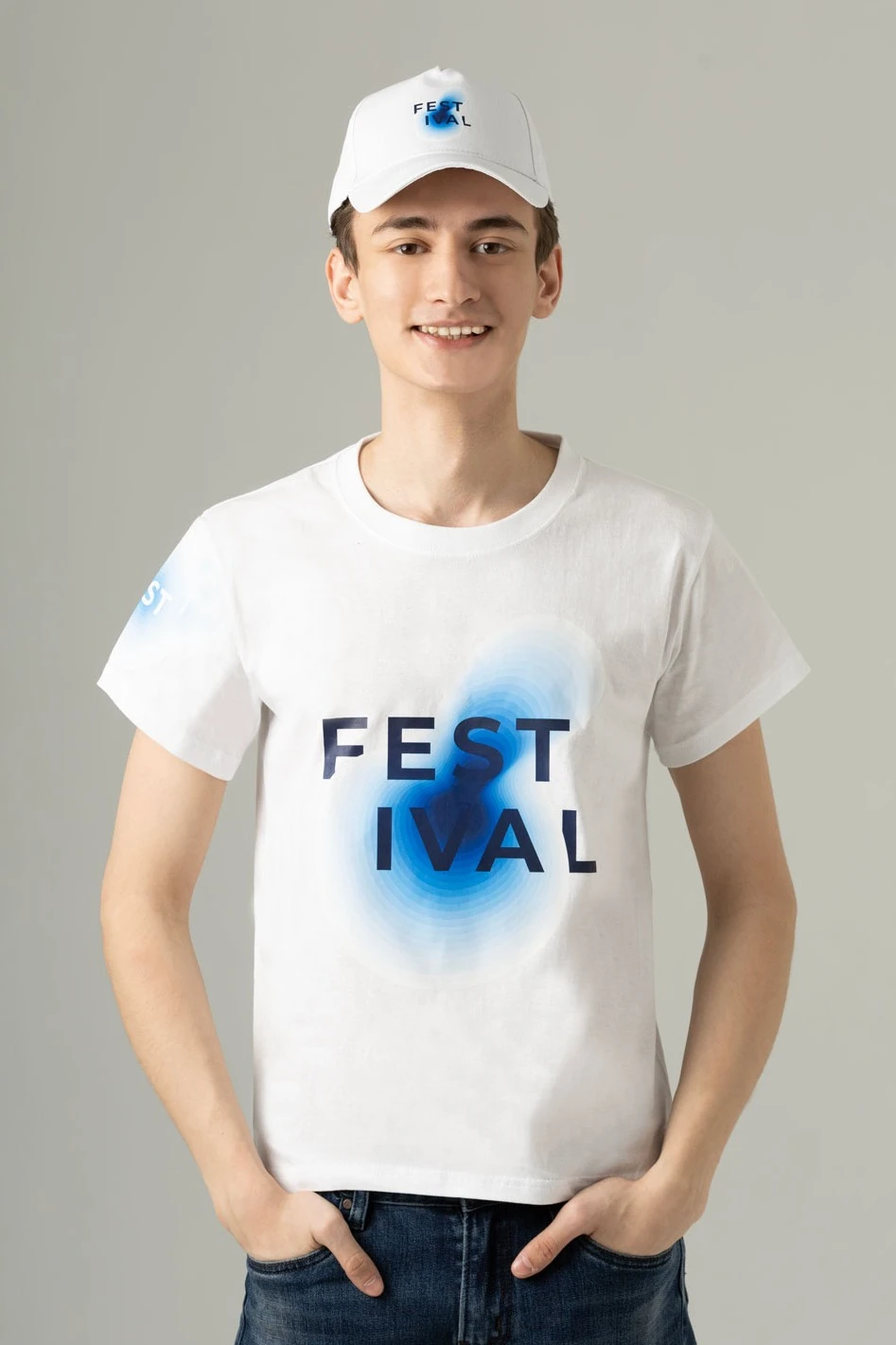 Футболка Мэдисон унисекс, однотонная белая (хлопок)#2