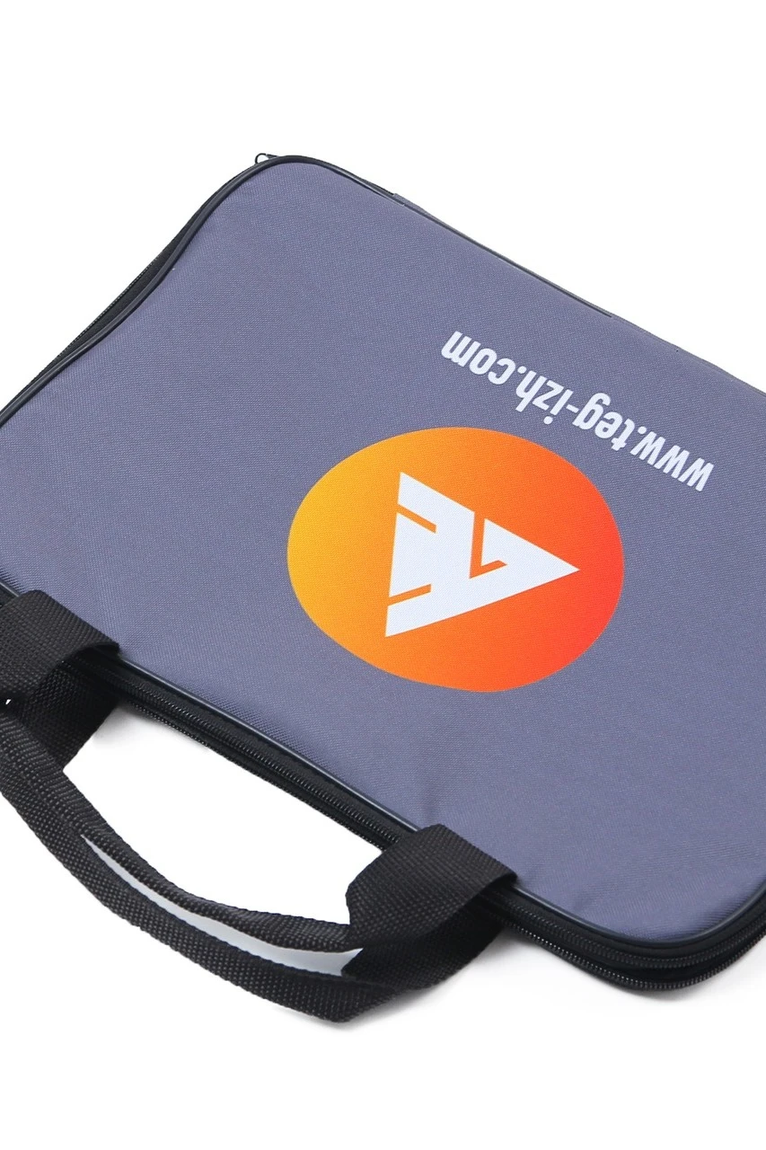 Сумка Ворд с ручками 25х35 см, с полной запечаткой "Teg-izh grey"#4