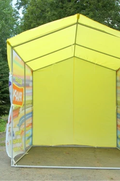 Тент с полной запечаткой (с козырьком) 2х3 м#2