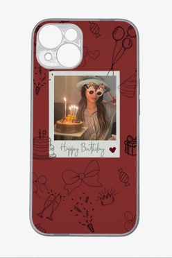 Чехол для iPhone 14 с принтом "Happy Birthday"#1