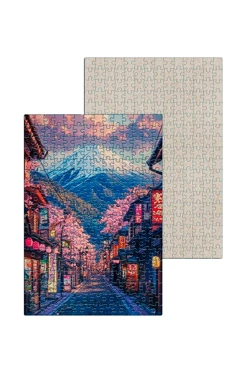 Купить пазл картонный А3 с принтом "View of the mountain"