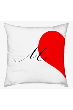 Купить подушку 50х50 см, с принтом "You and me"