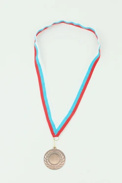 Лента для медали РФ репс ширина 1 см, с карабином#1