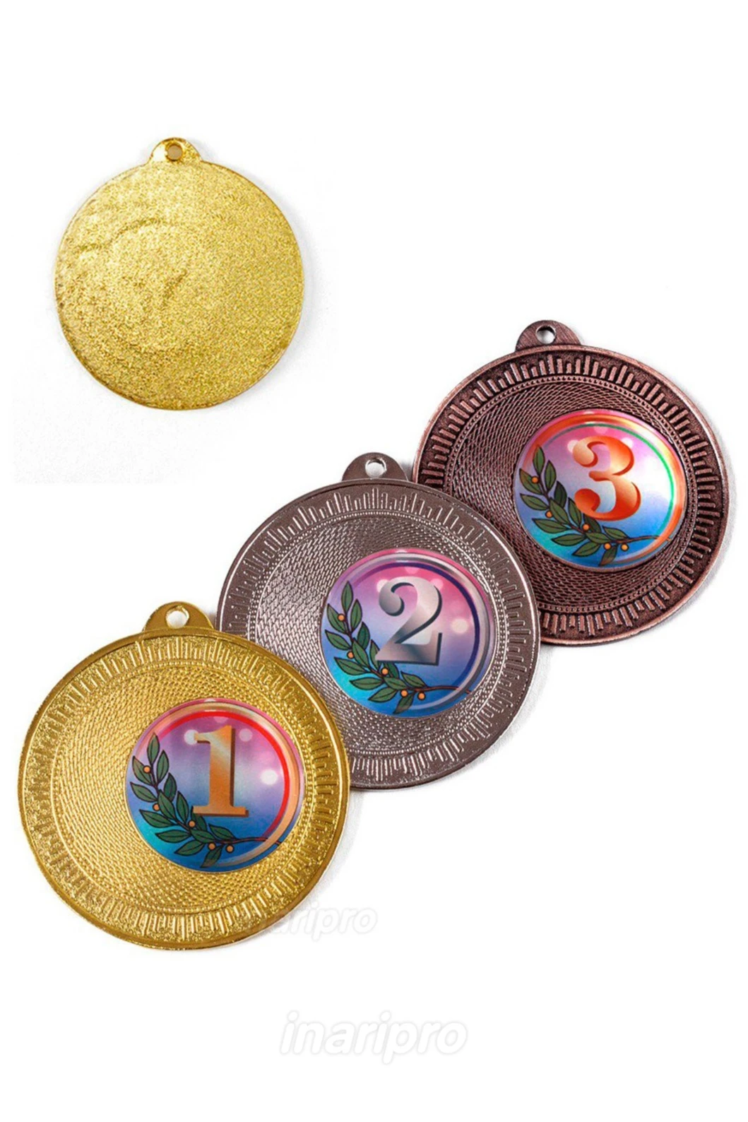 Медаль металлическая МК369 50мм с шильдом 25мм#1